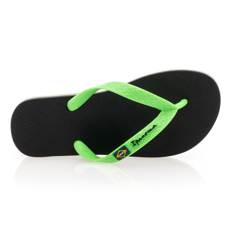 Svarte gutteflip-flops / Thong-sandaler