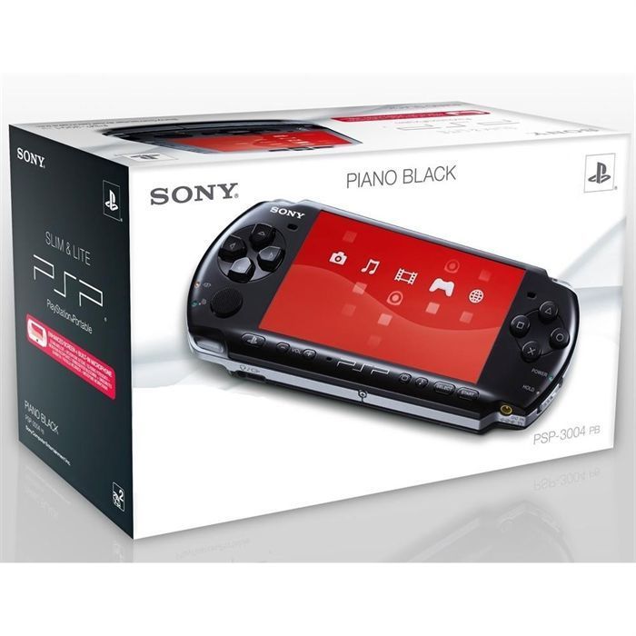 Paquete básico negro para consola Sony PSP 3000 Slim & Lite