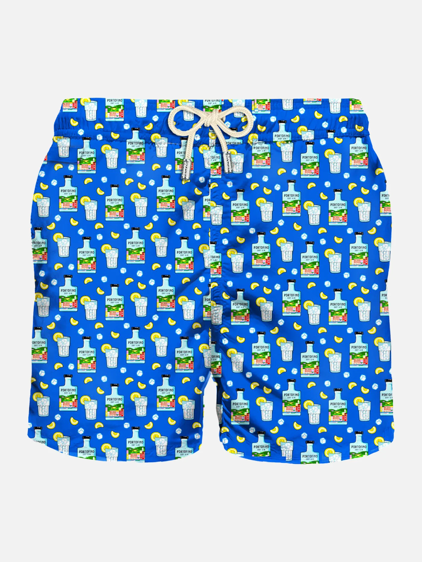 Costume da bagno da uomo in tessuto leggero con stampa Gin | PORTOFINO