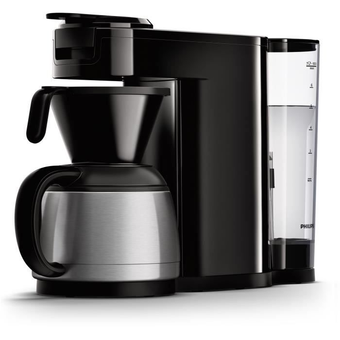 Cafetera de cápsulas - PHILIPS - SENSEO - HD6592/65 - Interruptor 2 en 1 para cápsulas y filtros - Negra