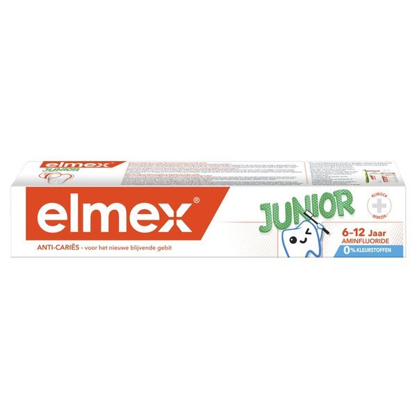 Elmex zobna pasta za otroke 6-12 let, 75 ml
