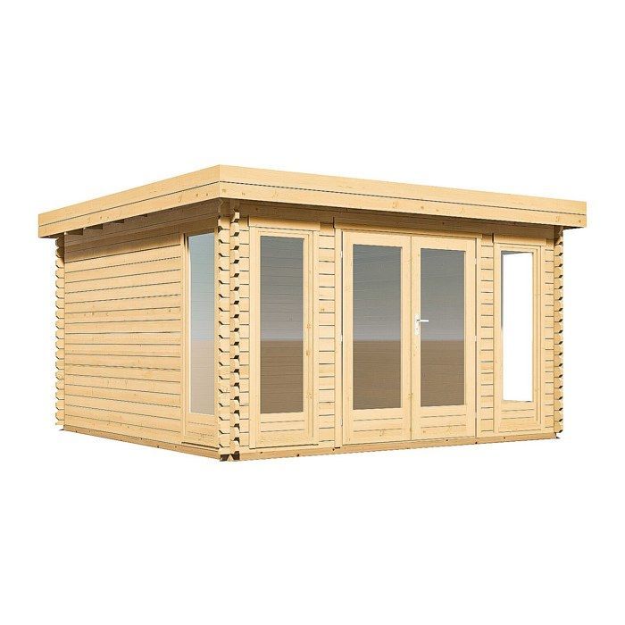 Studio de jardin en bois 17,1 m² - Epaisseur 40 mm - BOESIA