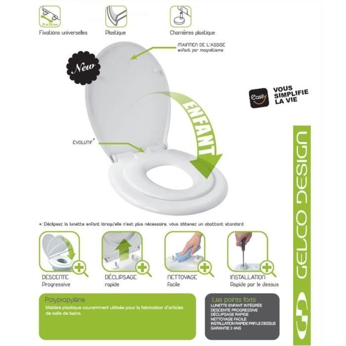 Seggiolino WC Bambino per adulti e bambini