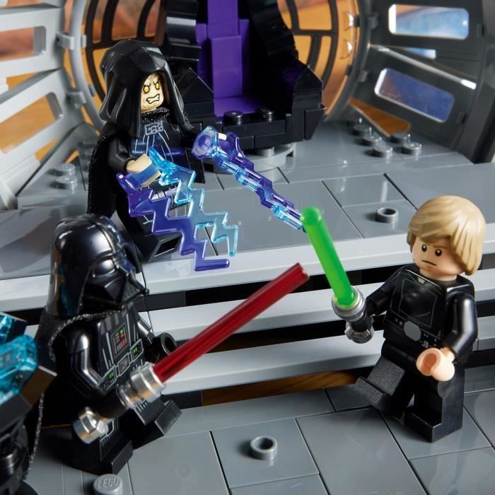 LEGO® Star Wars 75352 Diorama de la Salle du Trône de l’Empereur, Maquette avec Sabres Laser
