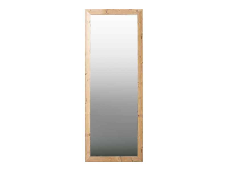 Lustro ścienne w ramie Lea V 66x176 cm brązowe
