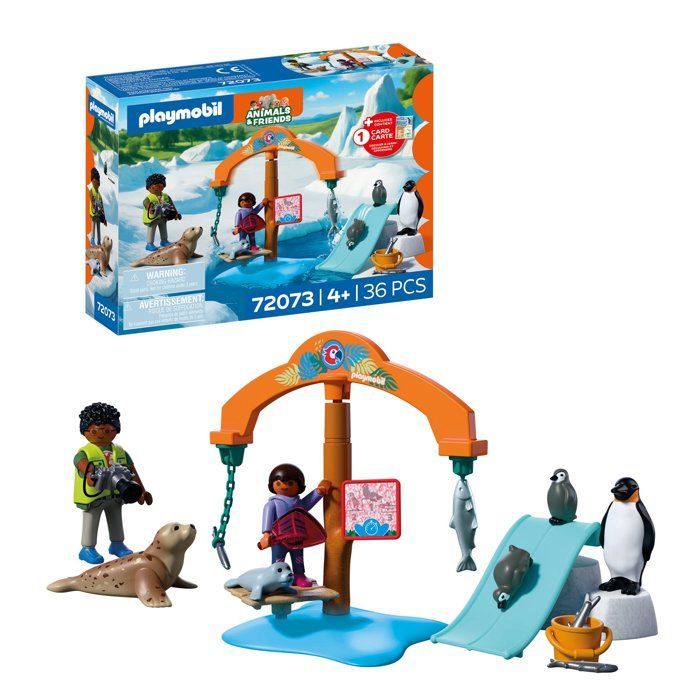 Playmobil 72073 Zoo : À la découverte de la banquise