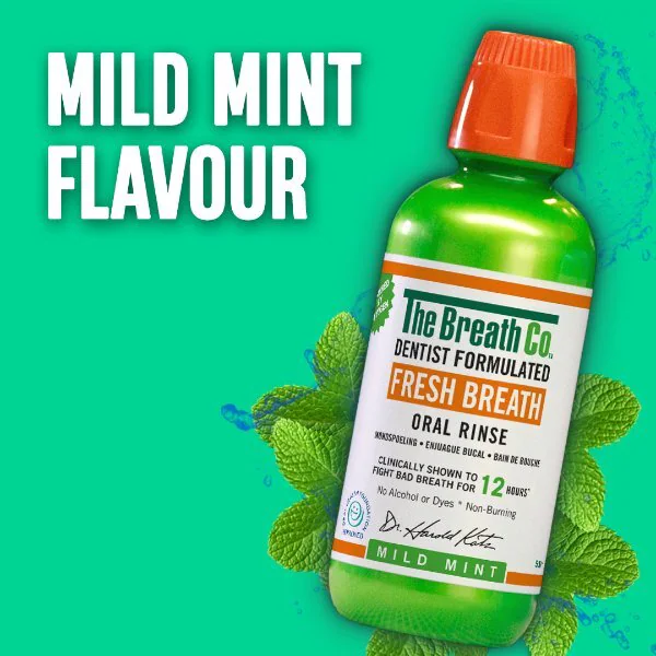 The Breath Co Fresh Breath Munskölj Mild Mint 500ml