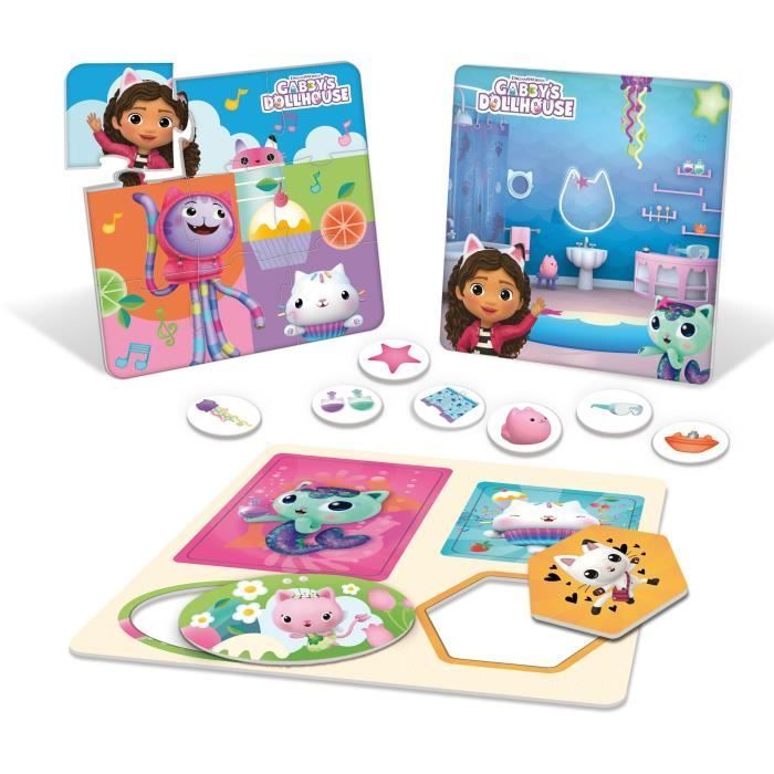 Collection éducative - LISCIANI - Gabby's Dollhouse - Jeux variés - Logique et imagination - Thème maison de poupée