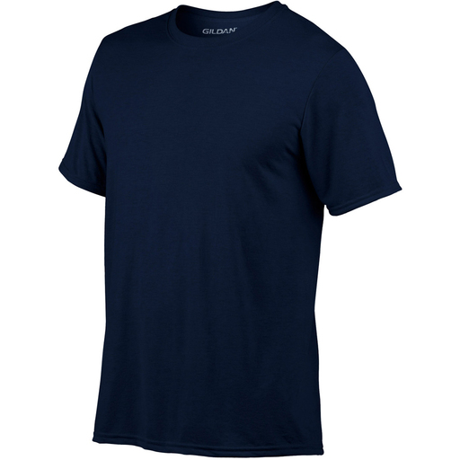 Camiseta Deportiva Transpirable De Manga Corta 100% Poliéster Gildan