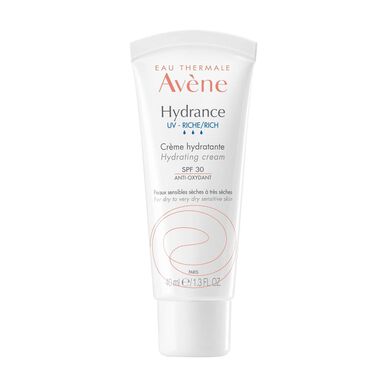 „Avène Hydrance UV Rich“ drėkinamasis kremas sausai ir labai sausai odai SPF 30 40 ml
