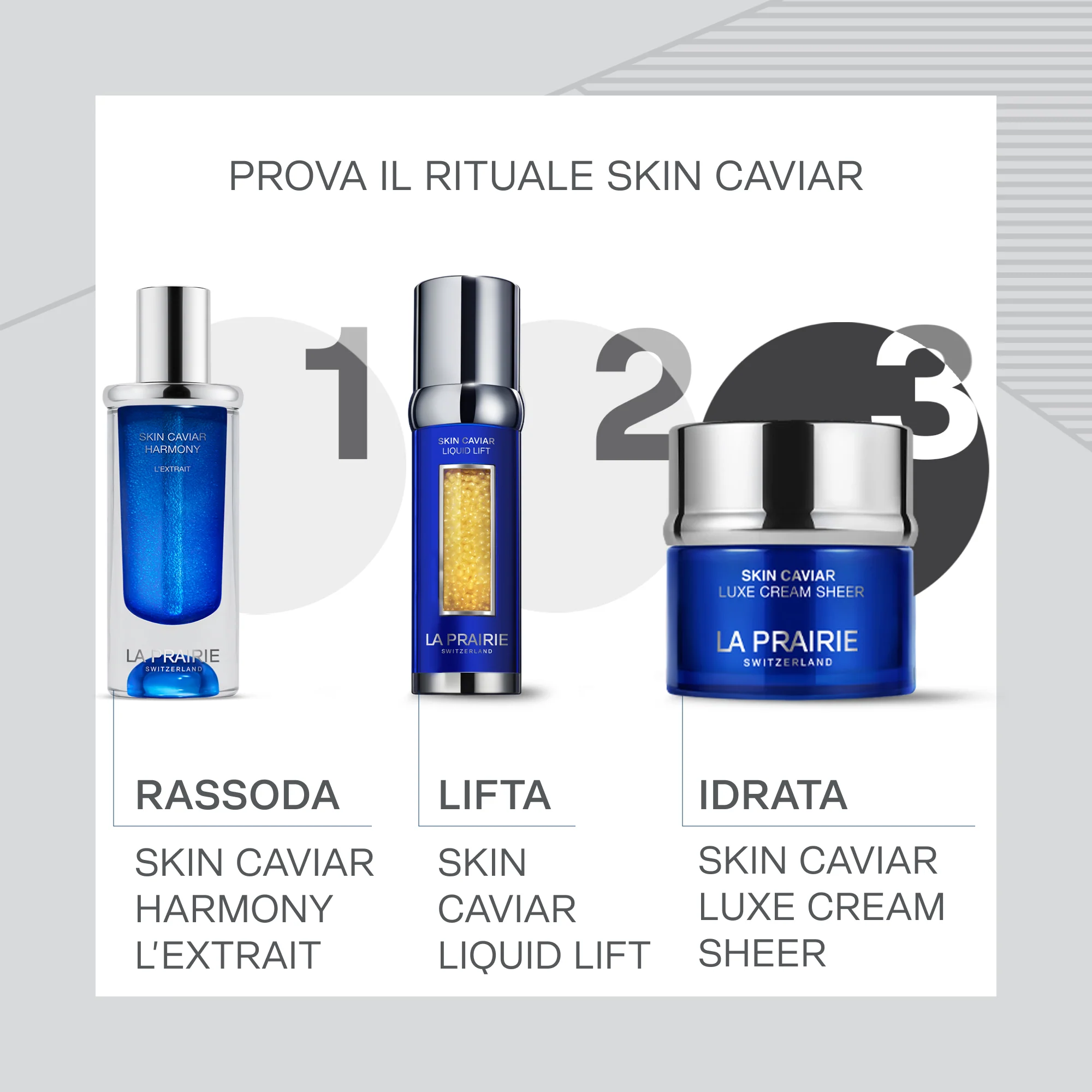 Skin Caviar Luxe Cream Sheer Crema Rassodante - Tratt. lifting viso 24 ore, Tratt.viso 24 ore nutriente, Tratt.viso 24 ore antirughe