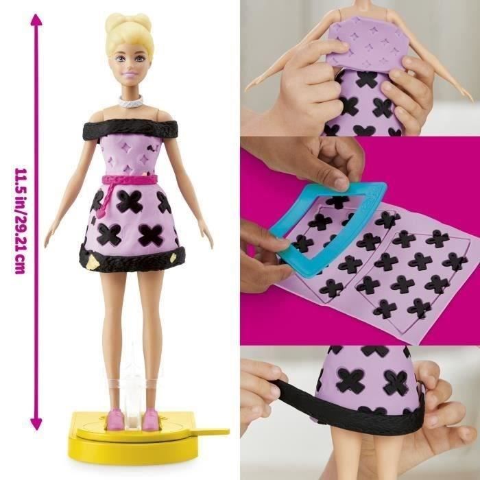 Sfilata di moda di Barbie con Play-Doh, set per modellare la plastilina, età 5+
