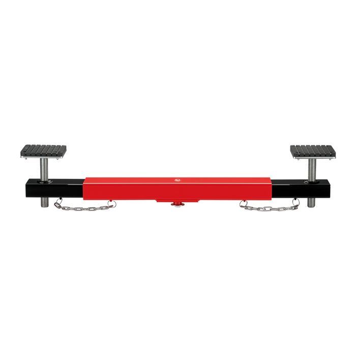 Wiltec Traverse de levage pour cric, capacité de charge 2000 kg, Réglable, avec Patins en Caoutchouc, Véhicules Atelier Garage