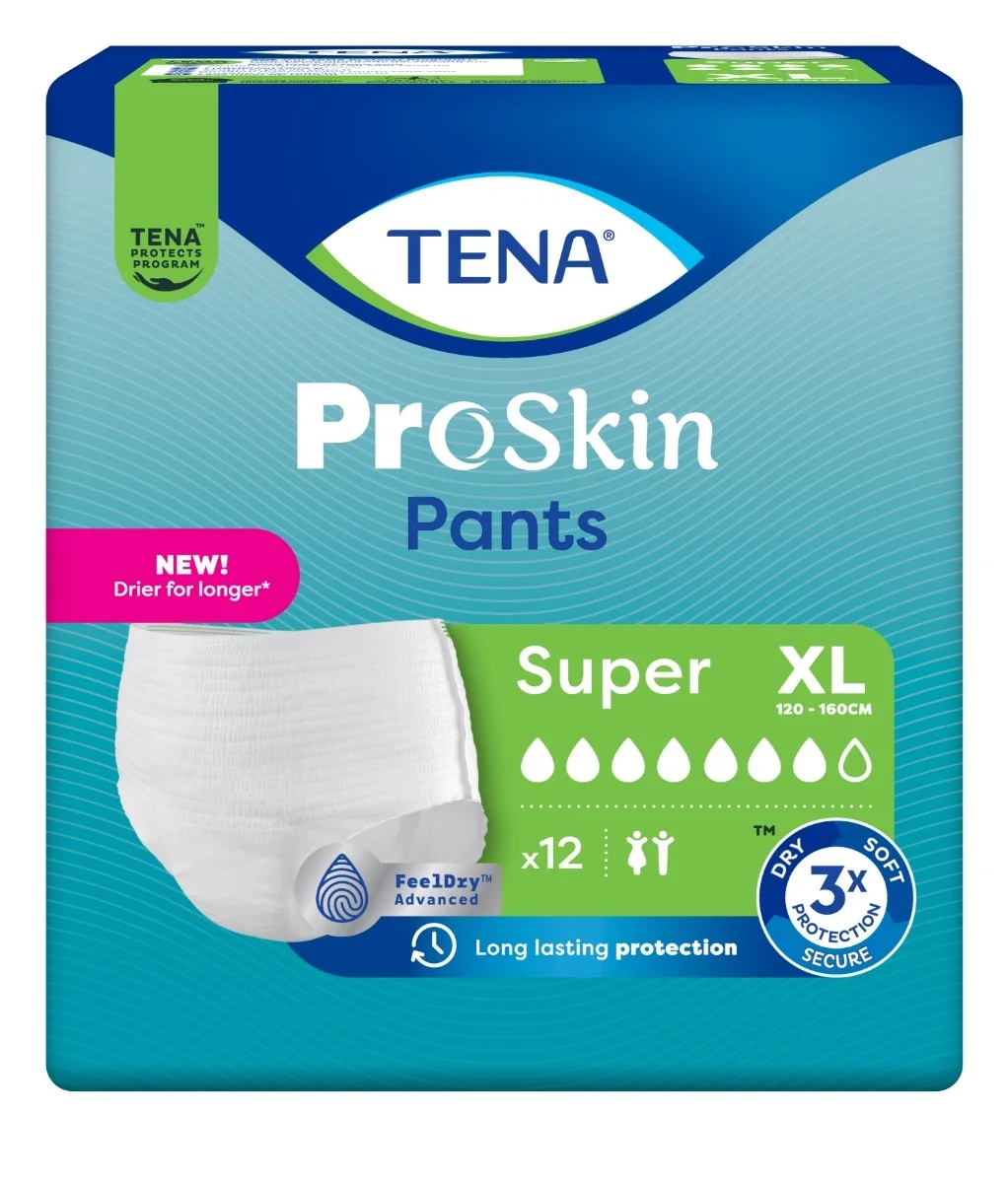TENA Tena Pants Super XL luiers, 12 stuks, voor incontinentie
