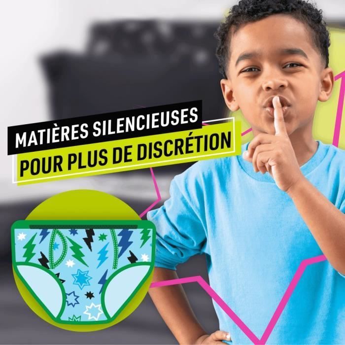Couche jetables - Couches d'apprentissage Ninjamas - Garçon - 60 Sous-Vêtement De Nuit - Paquet 1 Mois