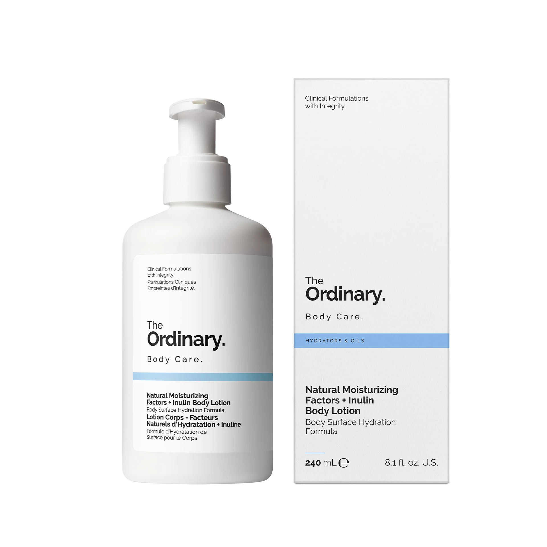 Loțiune de corp cu factor natural de hidratare + inulină 240 ml - The Ordinary