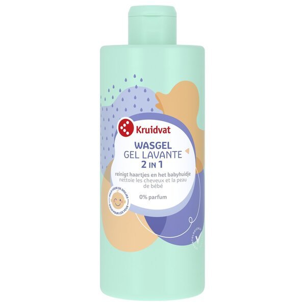 Kruidvat 2-in-1 Baby Wash gelis<br>500ml