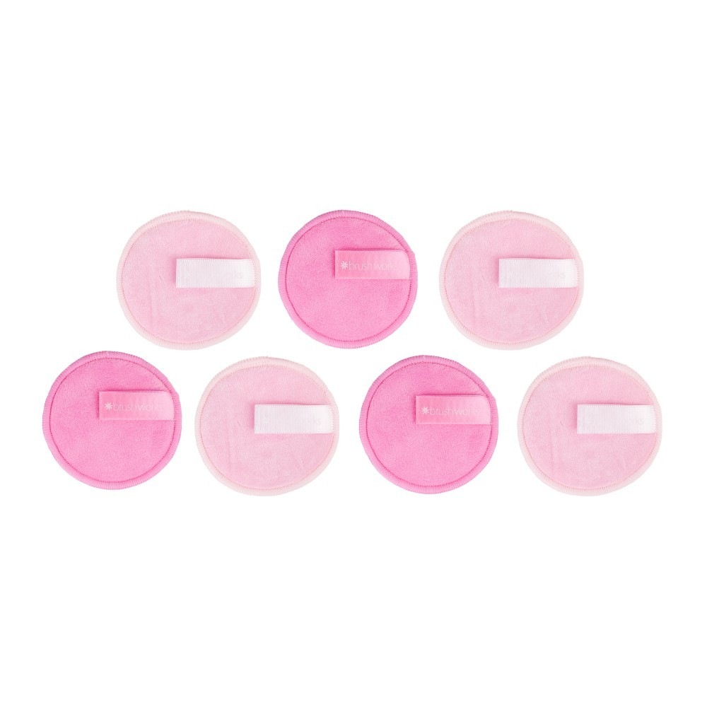 Brushworks Cotons démaquillantes réutilisables (pack de 7)