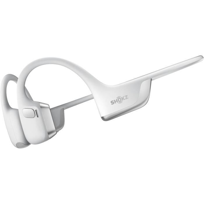 Auriculares de conducción ósea - SHOKZ - OpenRun Pro 2 - Bluetooth 5.3 - 12 horas de autonomía - Plateado