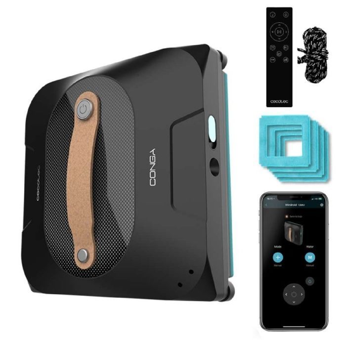 Window cleaning robot - Conga - Windroid 1390 - Dual Spray - Connected - 8 modes