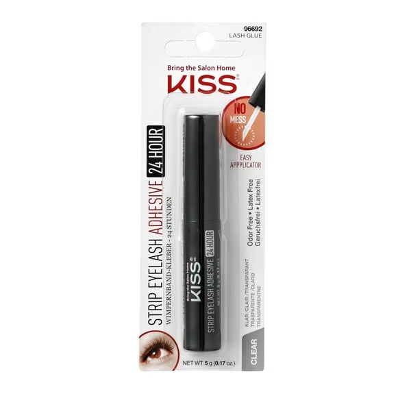 „Kiss Strip“ blakstienų klijai, 24 valandų skaidrūs, „Wimperlijm“