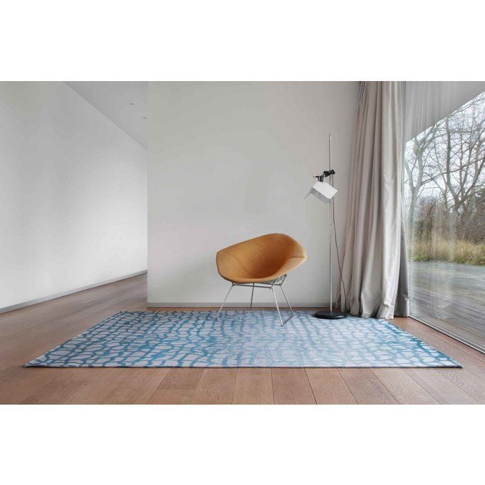 Dedalo Design – Moderner Teppich im Mad Men-Stil – Marineblau – 140 x 200 cm