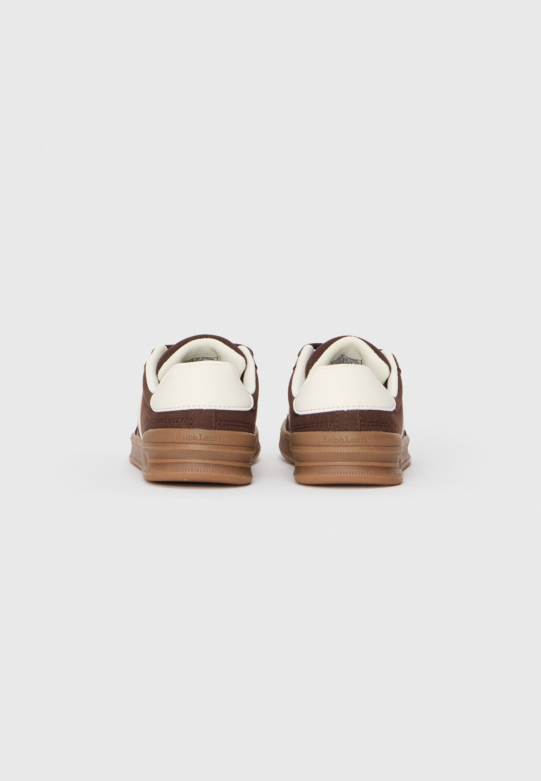 Polo Ralph Lauren HERITAGE COURT III UNISEX - Trampki - brązowe