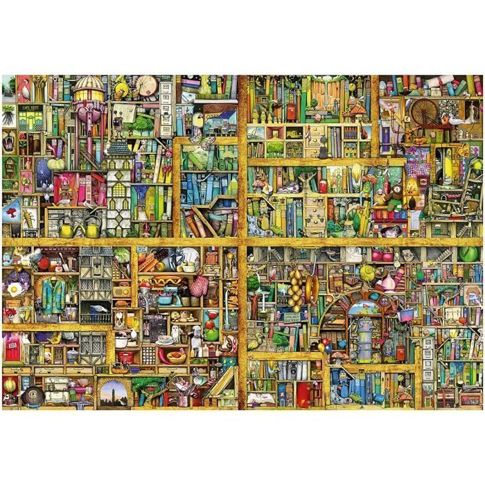 18,000-piece puzzle, Magic Library XXL, Colin Thompson, Adults and children aged 14 and up, Fantasy, 17825, Ravensburger