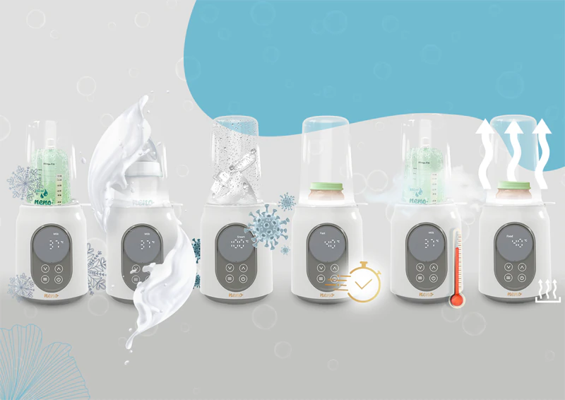 NENO Luna 6-in-1 multifunctionele babyflesverwarmer