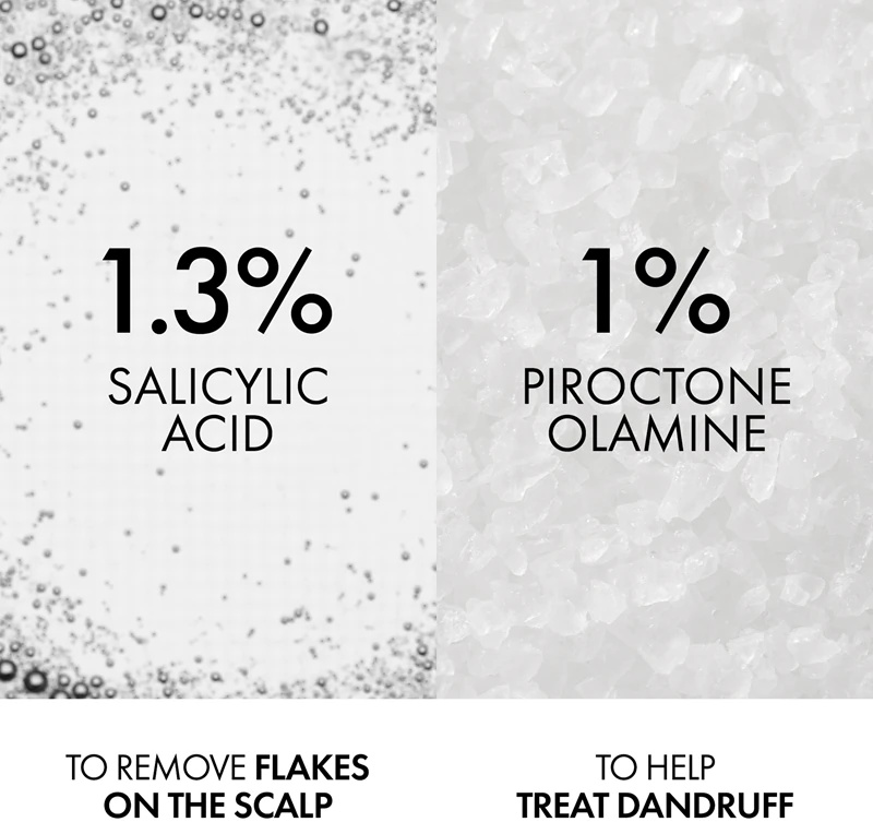 Vichy Dercos Anti-Dandruff K šampūnas nuo pleiskanų su šveičiamuoju poveikiu