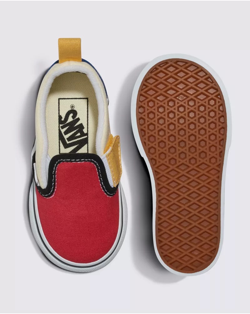 Toddler Classic Slip-On V Color Block Shoe