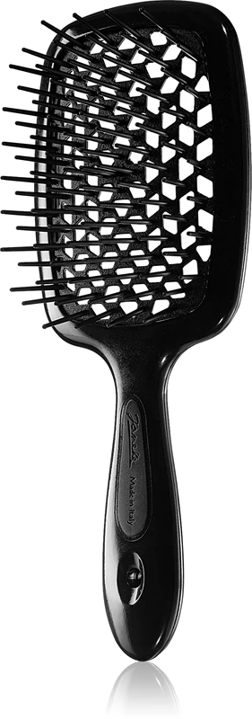 Escova de cabelo pneumática de fibra de carbono Janeke