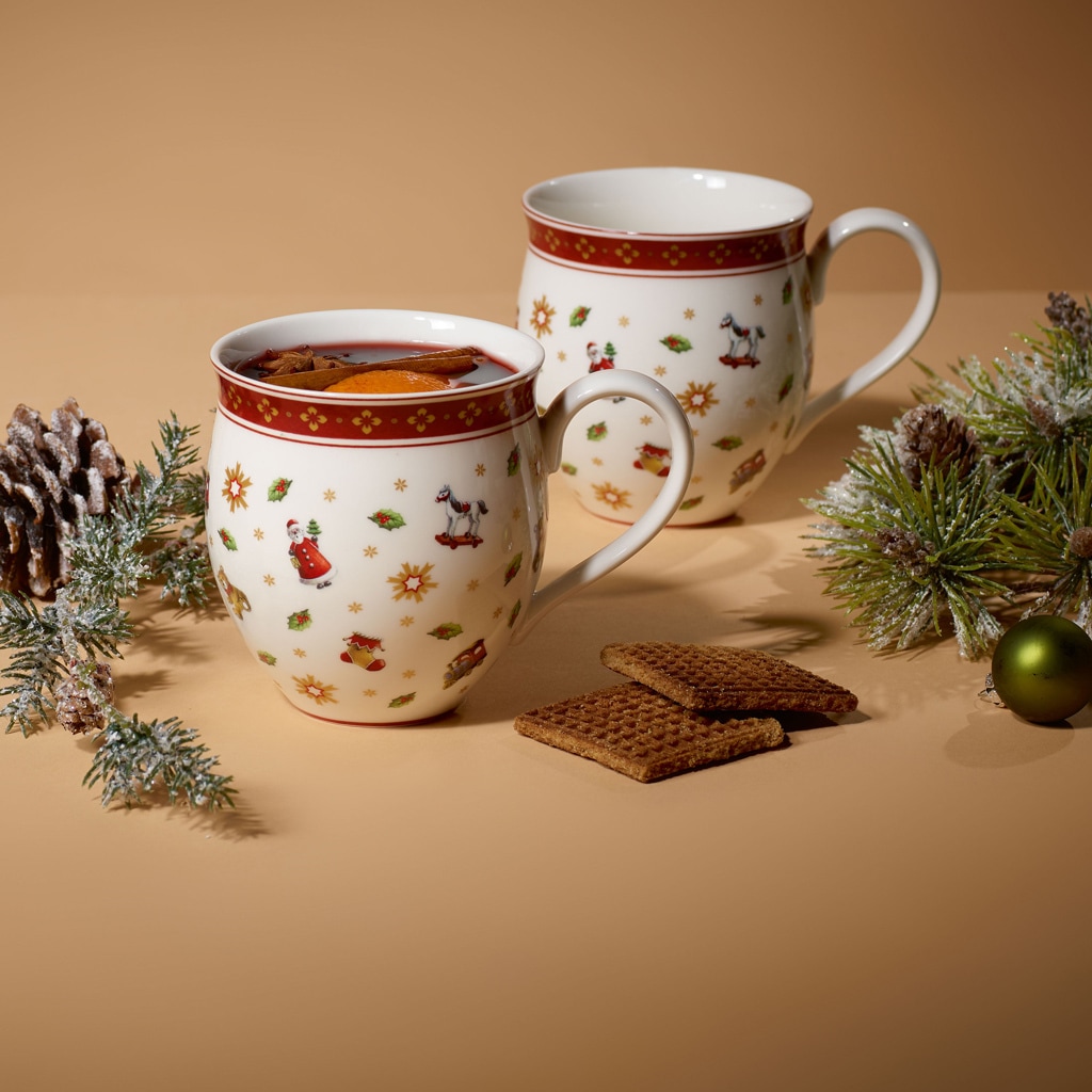 Hrnek Villeroy & Boch s uchem, sada 2 kusů; hračka Toy's Delight – 1 kus