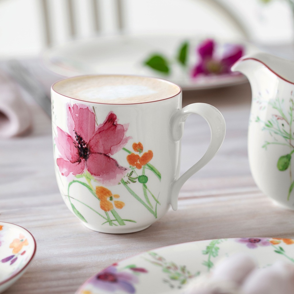 Villeroy & Boch Latte Macchiato puodelis, Mariefleur Basic puodelis - 1 vnt