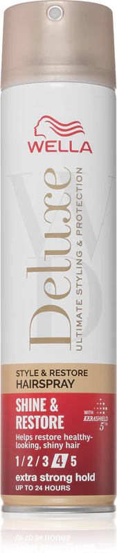 Wella Deluxe Shine & Restore Haarspray mit starkem Halt und Volumen