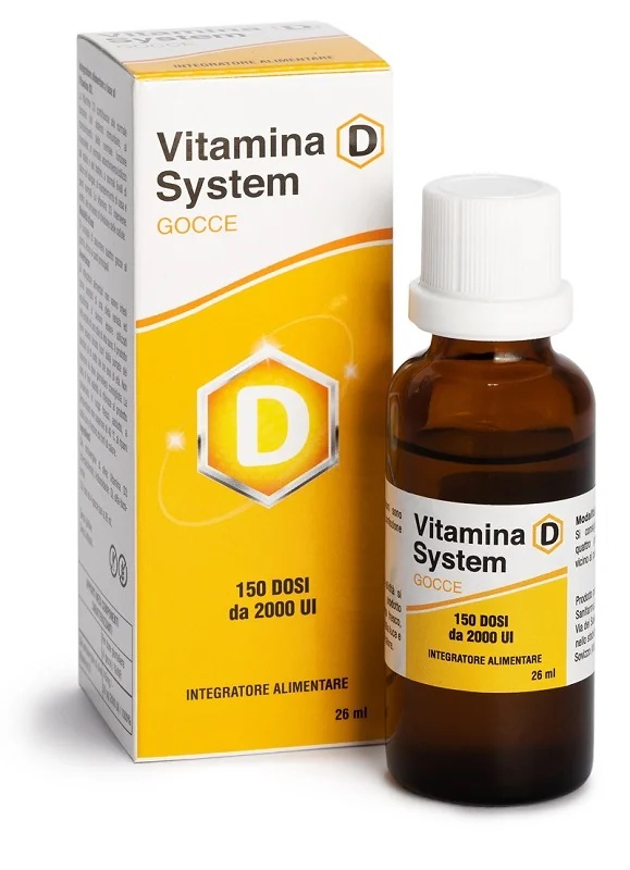 Vitamino D papildas Vitamin D System Gtt 26 ml