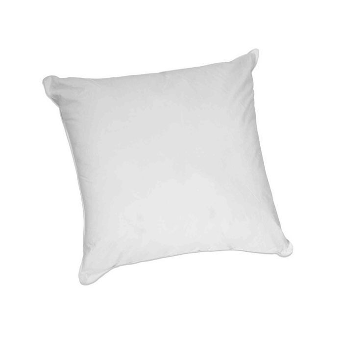 Juego de 2 almohadas extra cómodas de 60x60 cm - Blancas - Fabricadas en Francia - Someo