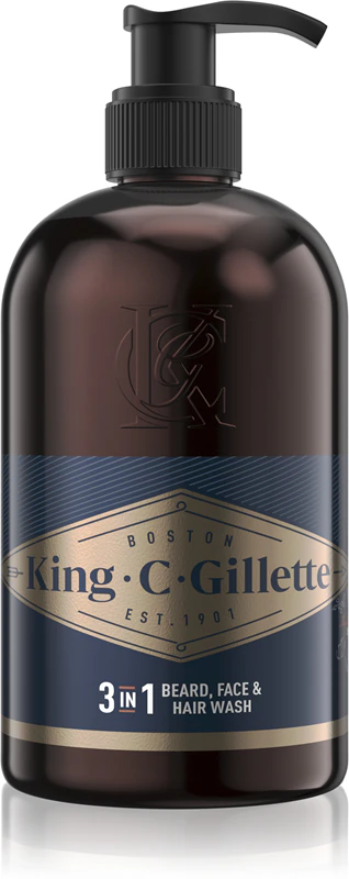 Gillette King C. Sabonete Facial e para Barba