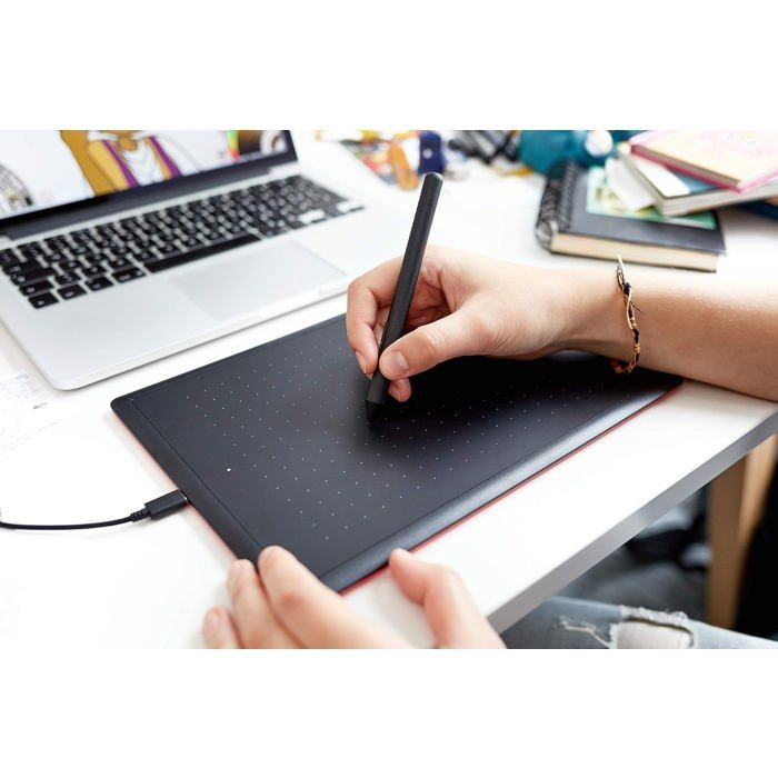 Grafisch tablet - WACOM - ONE Medium - USB - Actief oppervlak 216x135 mm - Compatibel met Windows/Mac