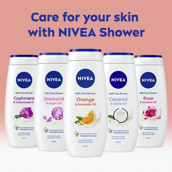 NIVEA Soft Care Shower sprchový gél s pomarančom a avokádovým olejom 500 ml - Normálna pleť