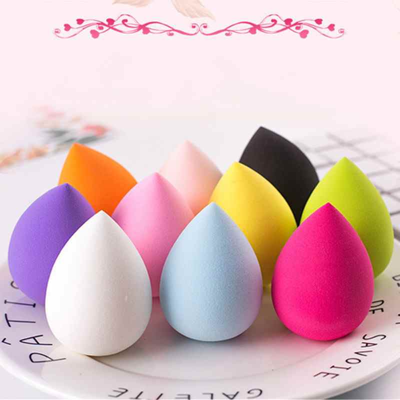 Esponja de maquiagem, esponja cosmética para base, corretivo, creme, esponja para maquiagem, esponja macia para água, formato de ovo, profissional, atacado.