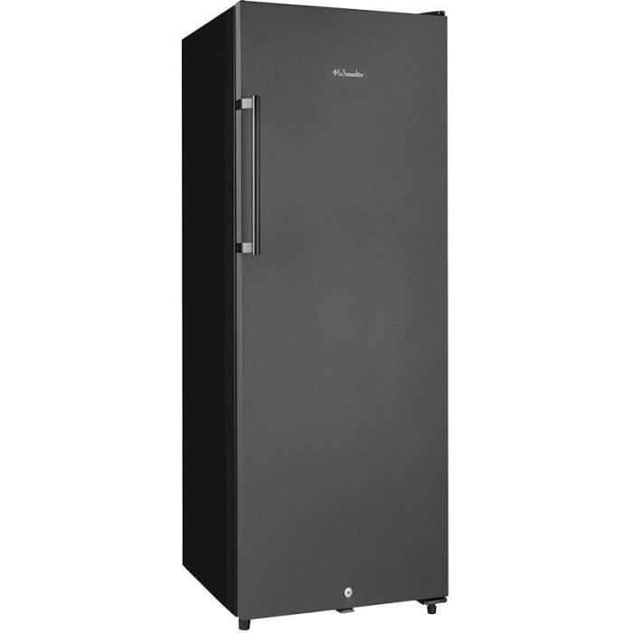 Wijnkelder voor rijping - LA SOMMELIERE - CTPNE147E - 147 flessen - Massieve deur - Energieklasse E - 54 x 60 x 167,4 cm - Zwart