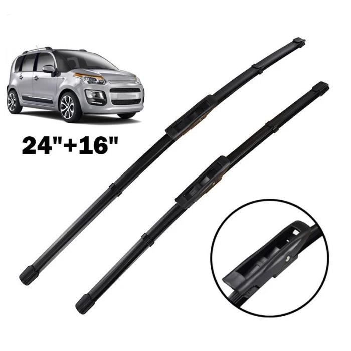Set of 2 front wiper blades for Citroën C3 Picasso 2011 2012 2013 2014 2015 2016 2017