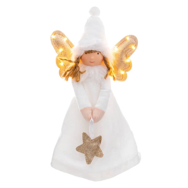 Ozdoba LED, aniołek, 28 cm
