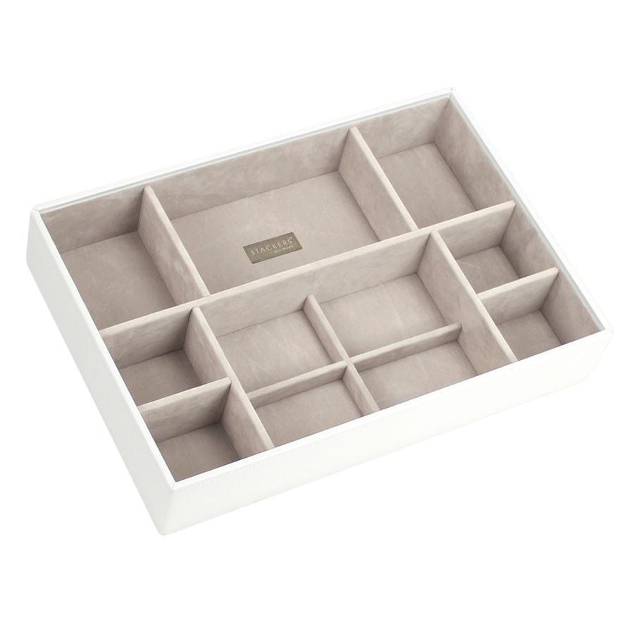 Stackers modes aksesuārs, balts un pelēks, īpaši dziļš, 11 gab. - Iesniegt