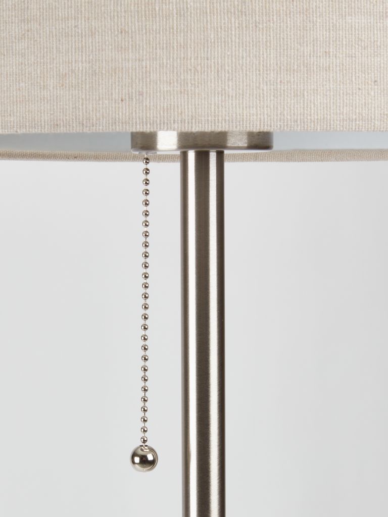 KRISTOF podna lampa V145 cm brušeni čelik
