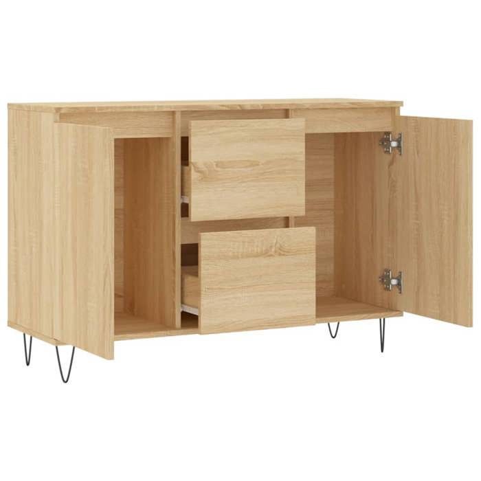 Aparador vidaXL, mueble auxiliar con patas, unidad de almacenamiento, organizador para sala de estar 827207