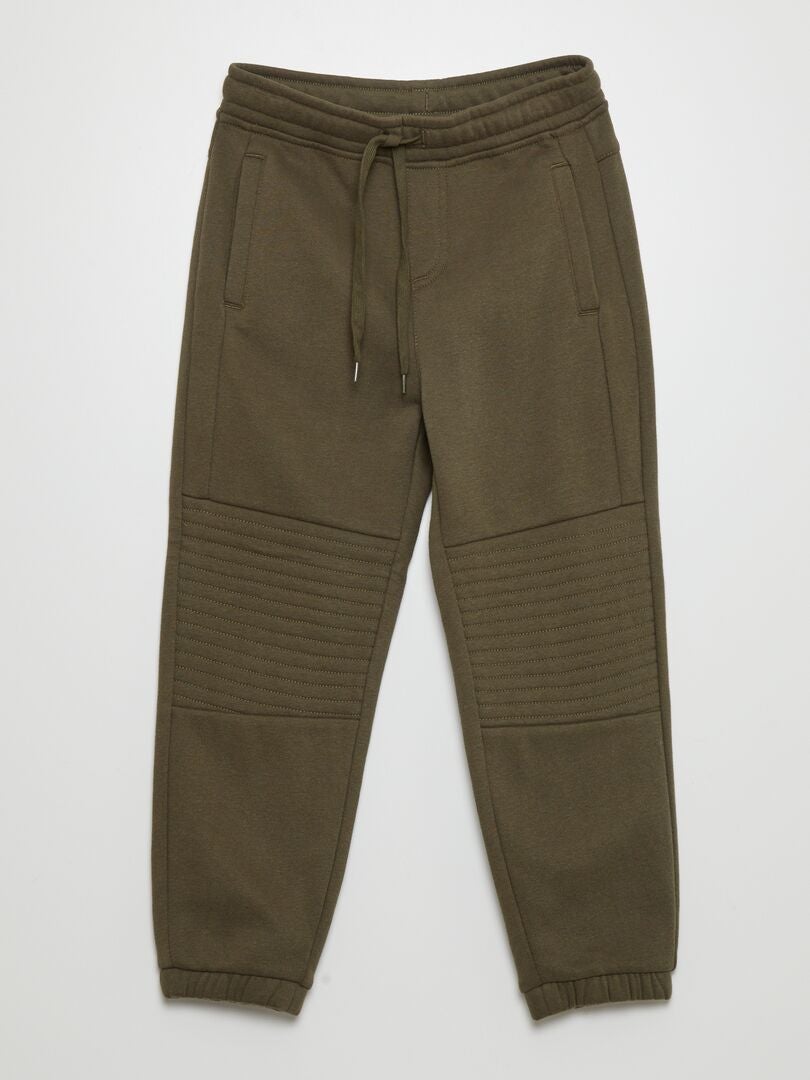 Fleece joggingbroek - kaki