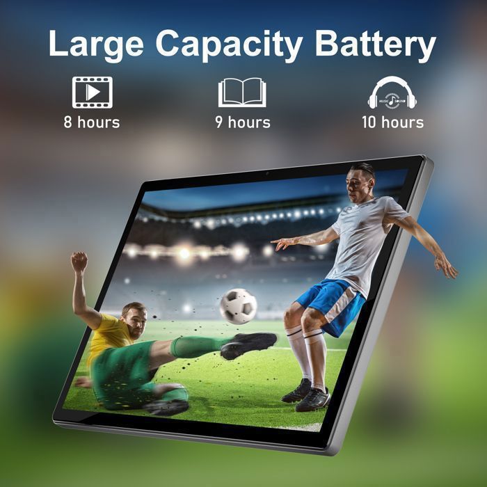 Tablette Android 15 New Tablette avec Case, 8 RAM+64 ROM Jusqu'à 128 Go, 5+8MP Camera, 5000mAh Tablette Bon qualité, bas prix