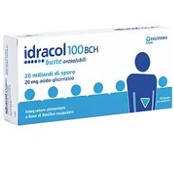 IDRACOL Idracol 100 BCH Nahrungsergänzungsmittel für die Darmflora 10 Schmelzbeutel